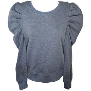 NWT Rebecca Minkoff Janine Puffer Ruffle Long Sleeve Sweater